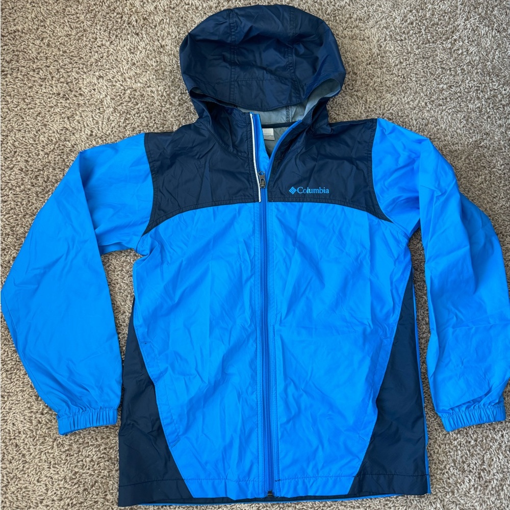 Boys Columbia lightweight raincoat jacket - sz M